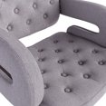 thumbnail image 4 of CorLiving Tabourets ajustables avec accoudoirs en tissu, 4 of 8