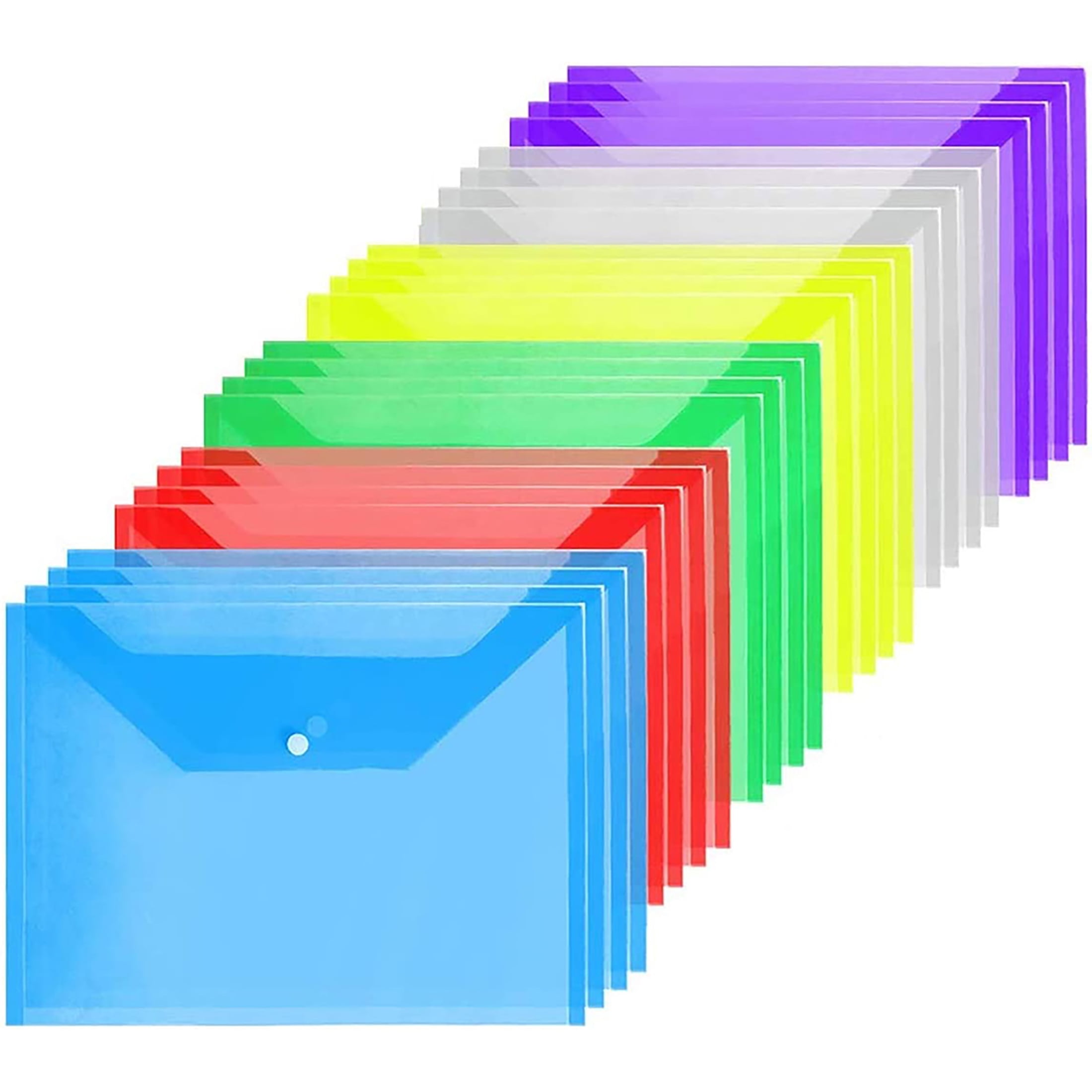 A4 Plastic Wallets Folders A4 Document Folder Wallet Popper Wallets