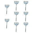 thumbnail image 1 of VONKY 8x Bass Drum Claws Wear Resistant Percussion Instrument Accessories Hardware Silver M6, 1 of 6