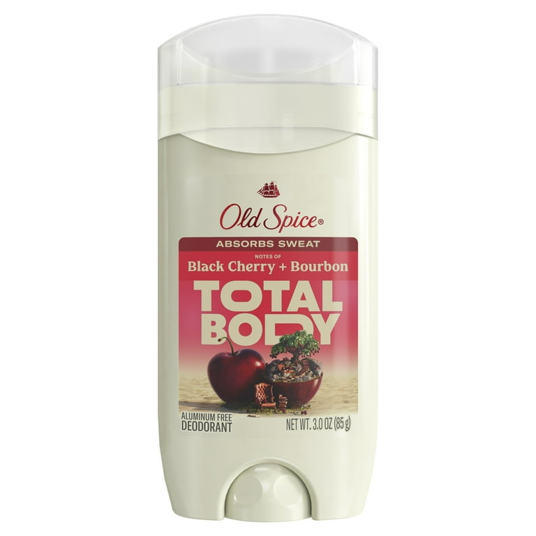 Old Spice Whole Body Deodorant Stick Black Cherry Bourbon Scent 3
