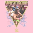 thumbnail image 2 of Girls WWE Retro Wrestlers Triangle T Shirt, 2 of 4