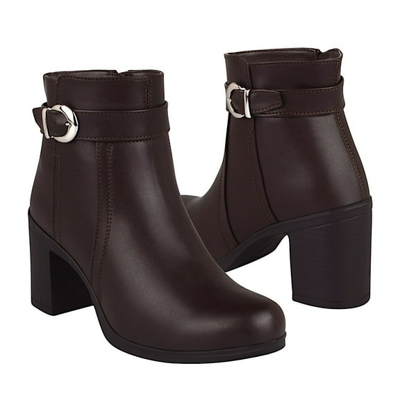 BOTINES DAMA STYLO 720 SIMIPIEL CAFÉ Stylo 0720