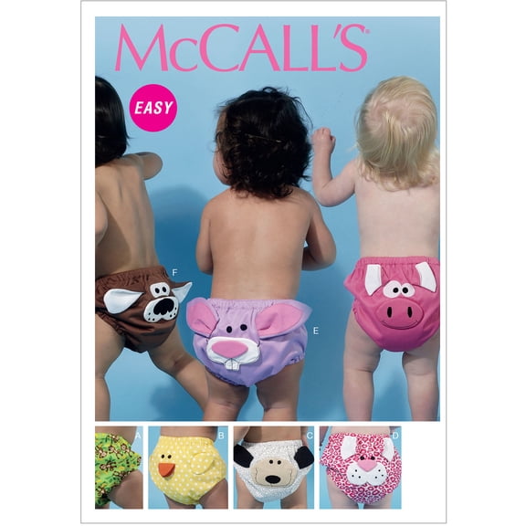 Mccall's Pattern Infants' Diaper Covers,
