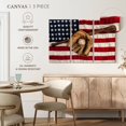 thumbnail image 4 of Elephant Stock Baseball Gear American Flag Wall Art - Horizontal Multi Panel Canvas - Living Room Wall Decor - Sports Multi Panel - Red And Brown Decor - 74" x 48", 4 of 4