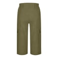 thumbnail image 7 of Omexry 2026 Womens Sweatpants Fashion Women Solid Color with Elastic Waist Casual Clothes Pockets Full Length Capris Pants Army Green S, 7 of 7