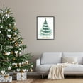 thumbnail image 3 of Stupell Industries Let it Snow Rustic Tree Holiday Painting Black Framed Art Print Wall Art, 24 x 30, 3 of 9