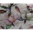 thumbnail image 5 of oneOone Georgette Viscose Rust Brown Fabric Leaves & Clover Fabric For Sewing Printed Craft Fabric By The Yard 42 Inch Wide, 5 of 5