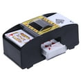 thumbnail image 4 of Automatic Card Shuffling Machin Board Game Hand Cranked Playing Card Shuffler Machine Funny Family Game Club Robot Card Shuffler (Black), 4 of 6