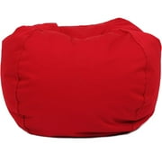 Classic Twill Bean Bag Chair, Red