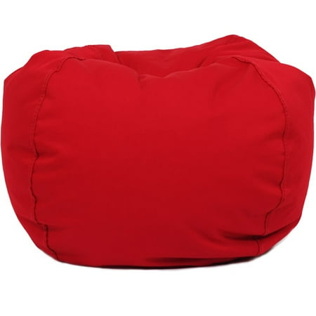 Classic Twill Bean Bag Chair, Red