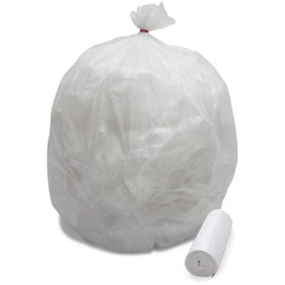 International Plastics CL-HDN-4048M 40 x 48 in. 40-45 gal Natural High Density Can Liners, 10 Rolls of 25 - Case of 250