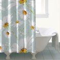 thumbnail image 4 of Waterproof Cute Boho Daisy Shower Curtain 72x72 Inch Boho Style Polyester Unique Shower Curtain for Bathroom Hotel Home Decor with 12 Plastic Hooks, 4 of 5