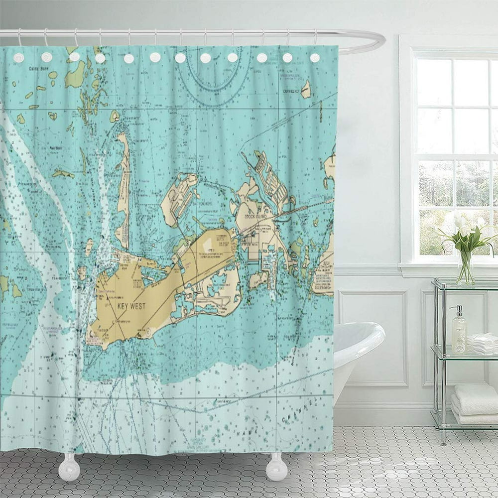 CYNLON The Key West Nautical Chart and Florida Longitude Latitude