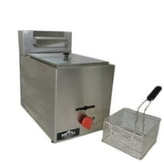 METAL SUPREME F1BGVE Gas Countertop fryer 1 Basket - 9 liters