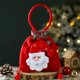 thumbnail image 2 of Bolsa De Tela Para Dulces Navideños Bolsa de regalo navideña de tela multicolor con estampado de copos de nieve (14,96 x 7,48 x 1,18 pulgadas) JASKFLY, 2 of 9
