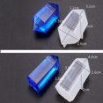 thumbnail image 3 of 6pcs Pendulum Resin Molds Multi-Facet Gemstone Pendant Molds Quartz Crystal Epoxy Casting Molds for DIY Necklaces Pendants Jewelry Crafts, 3 of 4