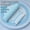 Blue3+, variant on Mini EVA Foam Roller, Muscle Massage Column for Yoga Pilates Fitness, Portable Medium Firm Massage Tool (Off white)