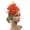 A1 Orange, variant on WGRFFH Fascinators Hat Flower Mesh Ribbons Feathers On A Headband and A Clip Tea Party Headwear for Girls and Women Fascinator Tea Bridal British Women's Headband Green One Size