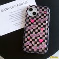 thumbnail image 1 of Para Samsung A14 A04s A12 A50 A53 A23 A34 A54 A13 A03s A03 A04E A20s A11 A31 A51 A21s A32 A02s A52s A52 A04s A04 A30 A20 A30s A10s A71 A22 Love Heart Checkerboard Pulsera Funda Blanda, 1 of 4