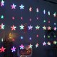 thumbnail image 2 of Cortina de luces LED con forma de luna y Estrella guirnalda Kuymtek de luces para festividades Festival Año Nuevo fiesta de Navidad boda dormitorio interior y exterior, 2 of 8