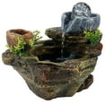 thumbnail image 2 of Desktop Fountain LED Tabletop Fountain DIY Plants Micro Landscape For Office Decoration Easy To Install And Use, 2 of 8