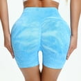 thumbnail image 3 of Gibobby Leggings cortos yoga mujer Pantalones cortos de yoga sin costuras Pantalones cortos de yoga ajustados de cintura alta para mujer al libre Pant(Azul,G), 3 of 5