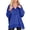 Blue, variant on Women's Oversized Sweatshirt Casual Long Sleeve Button Henley Neck Pullover Sweatshirts for Women Light Patchwork Shirts Blue