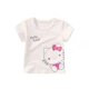 thumbnail image 4 of Hello Kitty-ropa para niños de algodón puro, camiseta fina informal de manga corta con cuello redondo y dibujos animados para bebé, verano, 4 of 4