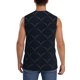 thumbnail image 4 of Fotbe Black Fish scales Men's Camiseta sin Mangas Estampada para Hombres, Playera Casual para Gimnasio, Entrenamiento, Playa-XX-Large, 4 of 7