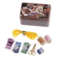 thumbnail image 1 of Muebles en miniatura Yotijar herramientas vintage 1/12 Kit de costura de casa de muñecas, 1 of 7