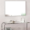 thumbnail image 6 of Aluminum Alloy Frame Wall Mirror Bathroom Mirror Rectangular Vanity Mirror for Bathroom Living Room Silver 38" x 26", 6 of 7