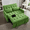 Green, variant on Howcool 55" Convertible Sofa Bed 3-in-1 Pull Out Sleeper Loveseat Couch with Adjustable Backrest, USB Ports, Side Pockets, Easy Assembly for RV Apartment Living Room, Grey