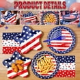 thumbnail image 6 of 96PCS 4th of July Tableware Set for 24 Guests, Patriotic Paper Plates Napkins and Forks, Disposable Party Supplies for BBQ Picnic, 6 of 8