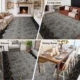 thumbnail image 5 of 5'x8' Area Rugs, Ombre Gray Geometric Indoor Outdoor Area Rug for Living Room Bedroom, Modern Abstract Art Washable Bathroom Rugs Kitchen Floor Carpet Mats Home Decor Aesthetic, 5 of 8