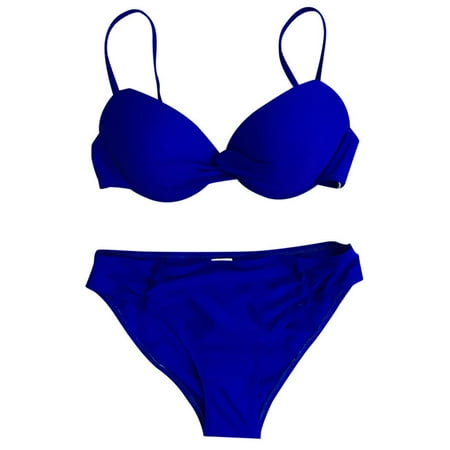 

Womens swimsuits Women s Fashion Separate Bikini With Bra Pads No Steel Bra Swimsuit Fragarn