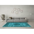 thumbnail image 3 of Ahgly Company Indoor Rectangle Oriental Light Blue Industrial Area Rugs, 8' x 12', 3 of 4