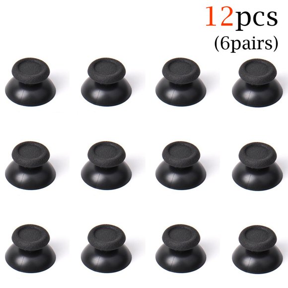 6 Pairs(12PCS) Replacement Joystick Thumb Stick Grips Cap Cover for PlayStation 4 PS4 Controller