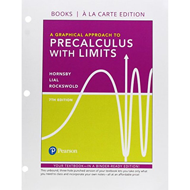 Graphical Approach to Precalculus with Limits, A, Books a la Carte Edition (7th Edition)