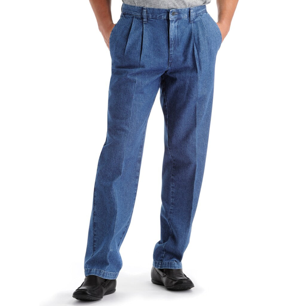 Buy chenshijiu Mens Stretch Skinny Pleated Jeans Freyed Denim Pants Trousers  Black XL at Amazonin