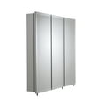 thumbnail image 4 of Croydex Acadia Large White Steel Medicine Cabinet with Three Mirrored Doors (30x30in), 4 of 9
