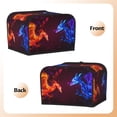 thumbnail image 3 of Daiia Futuristic Red And Blue Bird Pattern 4 slice Toaster Cover, Toaster Appliance Dust-proof Cover For Kitchen Small Appliance Dust Cover and Fingerprint Protection, 3 of 7