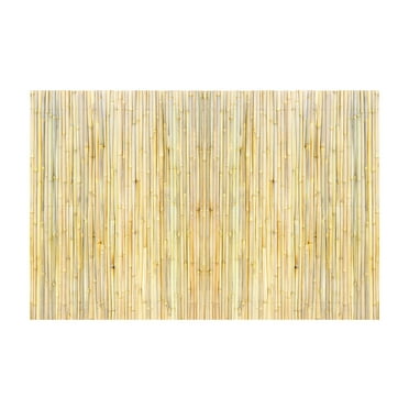 KFFKFF Bamboo Barrier, Sustainable Privacy Wall 6ft Height x 8ft Length x 0.75in Depth, Garden, Backyard, Balcony, Patio, Poolside Decorative Screen