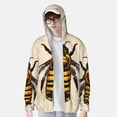 thumbnail image 2 of KLL Veste à Capuche Extérieure Protection Solaire UPF 50+ pour Hommes et Femmes Manches Longues Pêche Randonnée Performance - Grande Taille, 2 of 7