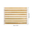 thumbnail image 2 of LOLIPPYY Bamboo Sauna Seat Pad Beige Rectangular Non Slip Bathroom Floor Mat 1Set, 2 of 8