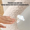 thumbnail image 6 of Thickened Toilet Seat Cushion, Sitting Toilet Cover, Warm Version, Washable, Lint Material, Zippered Style, Easy To Clean, Comfortable Cushioning, Reusable, For Household, Winter Use, 6 of 6