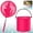 Pink, variant on Swimming Pool Cleaning Net, Small Net Bag and Folding Bucket Set, 7.87-33.46" Extendable Fish Tank Cleaning Net Kit, Swimming Pool Leaf Cleaning Tool, Beach Fishing Harvesting Tool