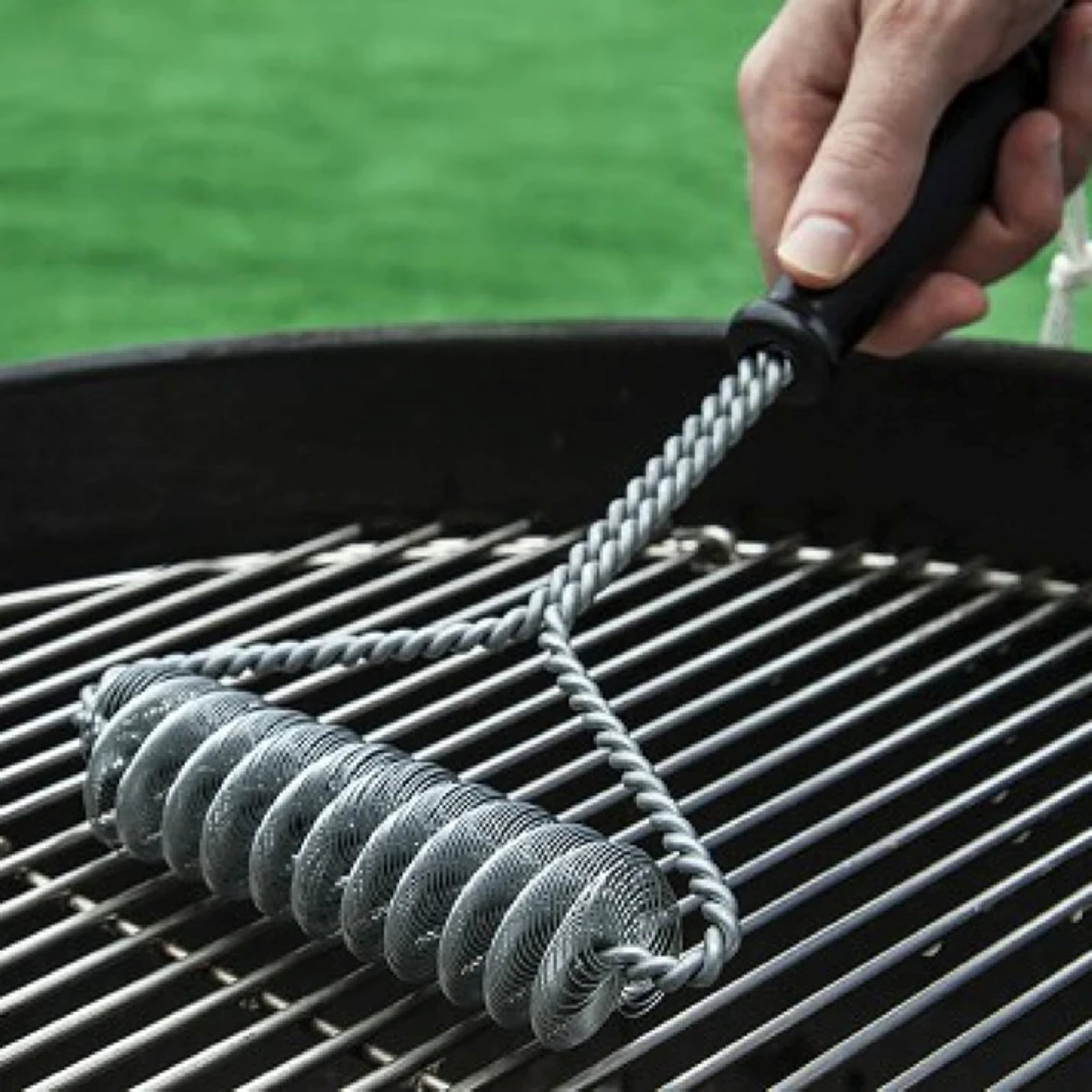 Brushtech 16 inch Safety Grill Brush, Stainless Steel, Bristle Free