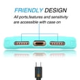 thumbnail image 4 of Njjex Phone Case For 5.5" iPhone 8 Plus / iPhone 7 Plus, Njjex 2-Piece Shockproof Rugged Rubber Plastic Hard Case Cover For iPhone 8 Plus (2017) / iPhone 7 Plus (2016) -Grey/Turquoise, 4 of 6