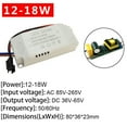 thumbnail image 2 of Led Driver Transformer 12v 24v 36v 48v Power Supply 110v 220v DC 8w 12w 25W 36W, 2 of 15