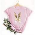 thumbnail image 5 of Mujeres Pantalones Cortos de Manga Corta Impresa Floral Cuello Redondo Superior / Camisa Poliéster, Blusa Casual de Moda para el Uso Diario Del Hogar, 5 of 5